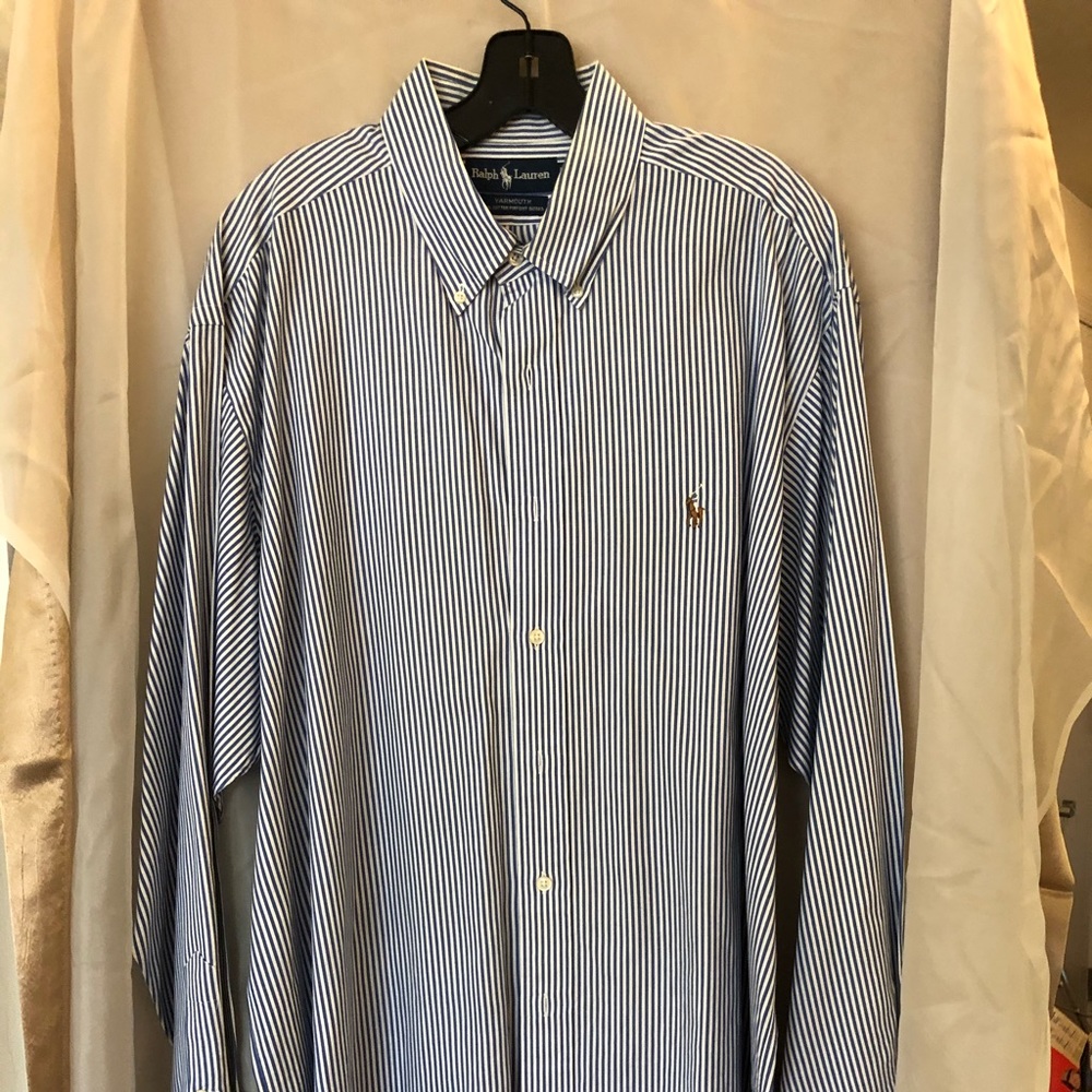 Ralph Lauren Polo Men’s Dress Shirt, Size: 17 x 35